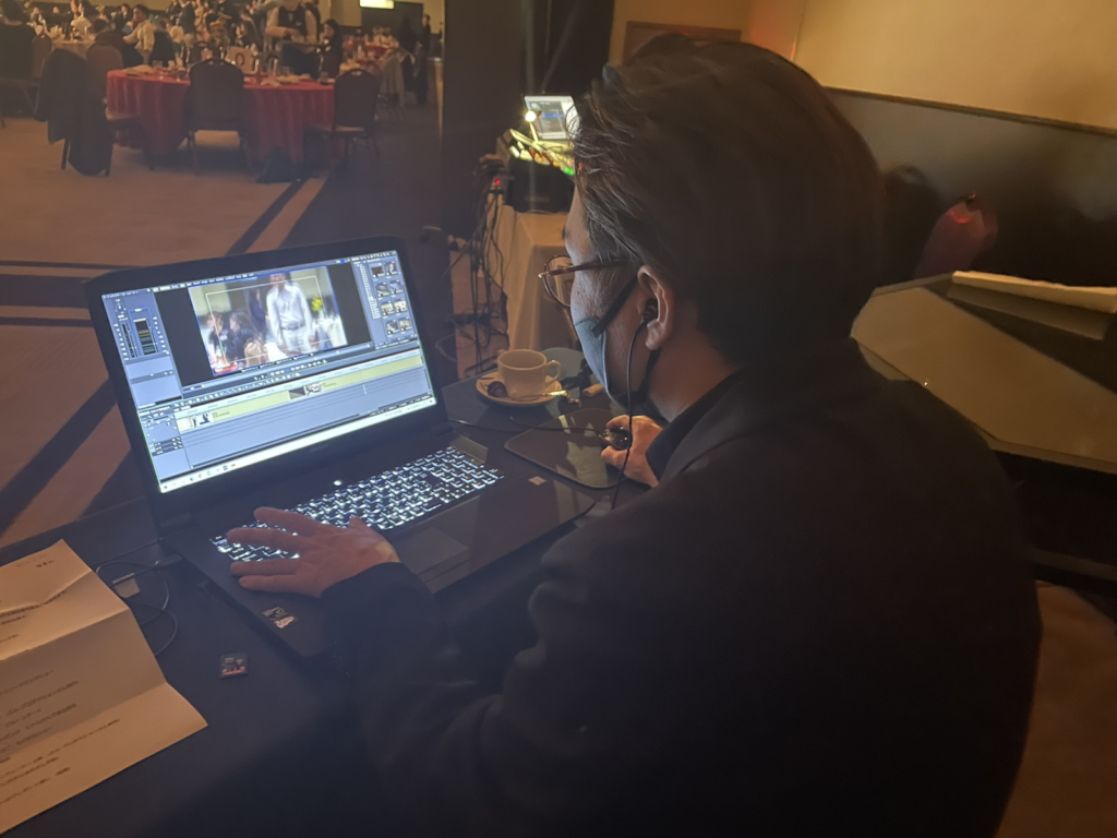 石川県金沢市の映像制作会社エム・ビデオプロダクション｜周年パーティーでムービーのお手伝いをさせていただきました